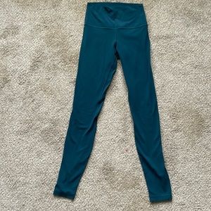 Lululemon blue leggings. Size 4.